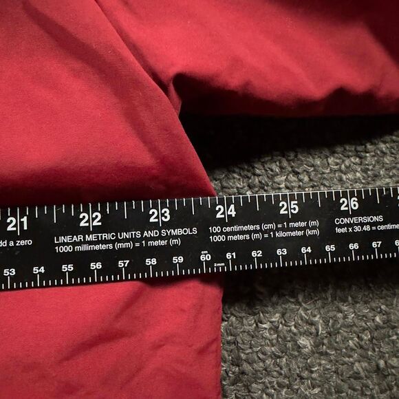 Lands’ End Women’s Red 3-in-1 Waterproof Fleece Lined Interchange Jacket - Picture 5 of 6